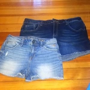 2 denim short pack